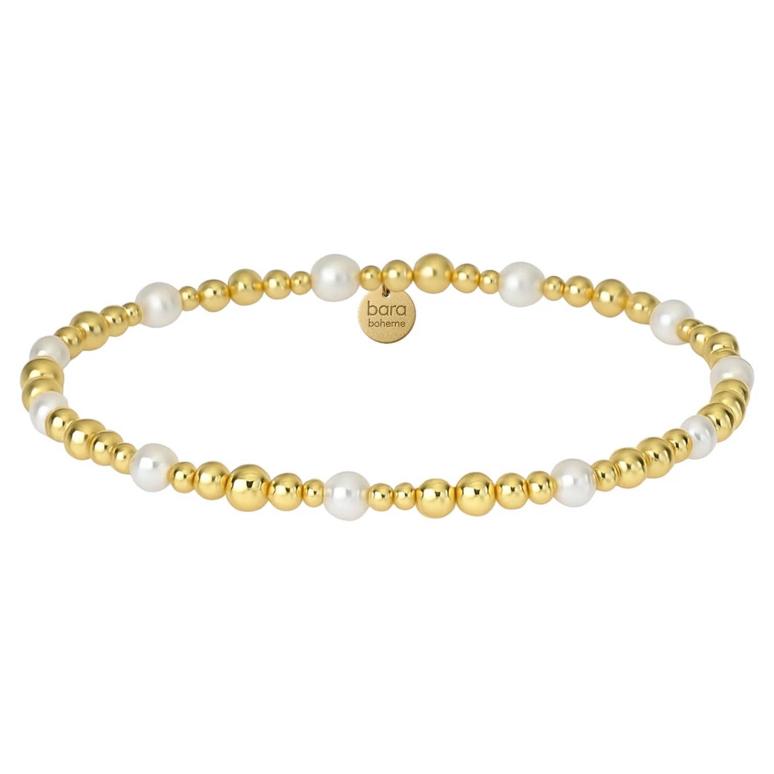 Heather | Gold Filled Beaded Bracelet with Pearls