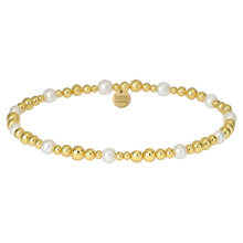 Load image into Gallery viewer, Heather | Gold Filled Beaded Bracelet with Pearls
