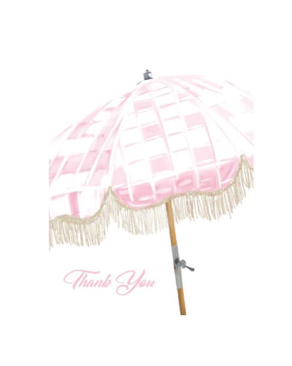Thank You Umbrella - Note Card  