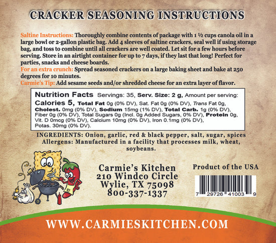 Cracker Seasonings