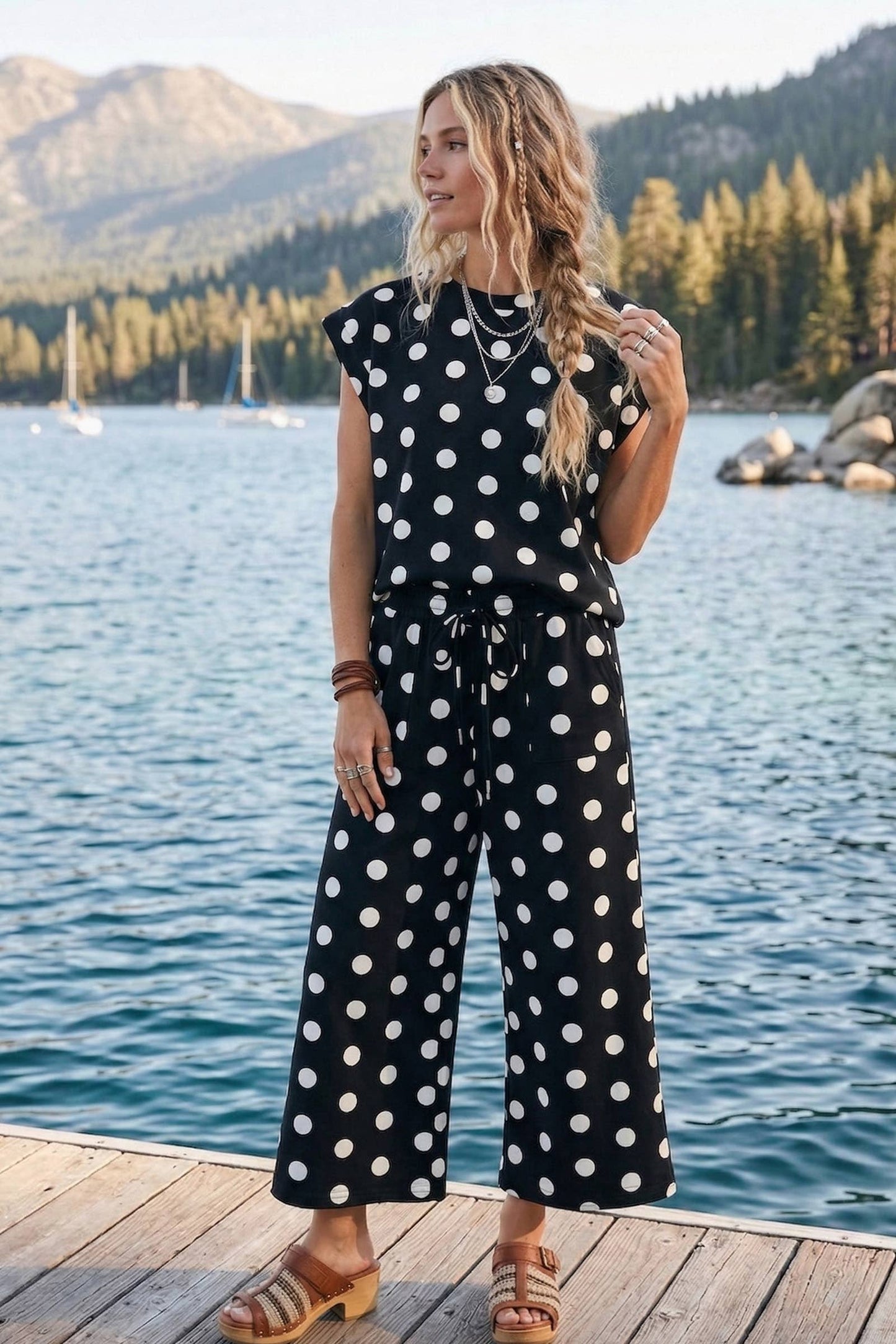 Scuba Polka Dot Lounge Set