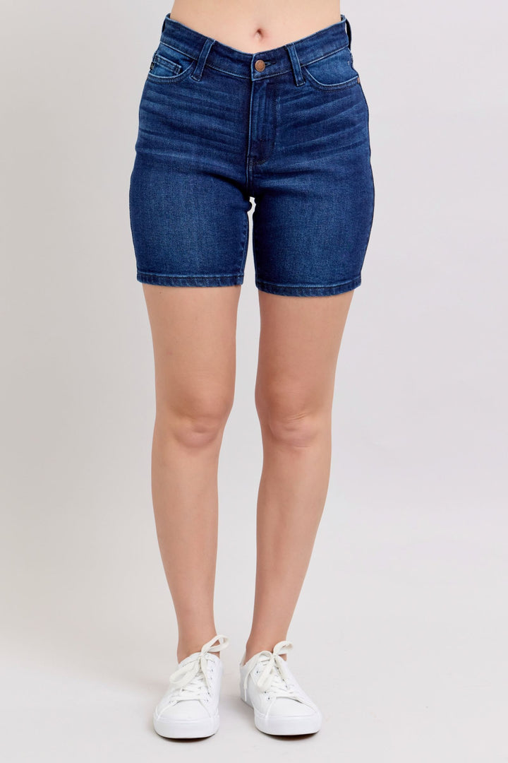 Judy Blue High Waist V-Front Bermuda *FINAL SALE*