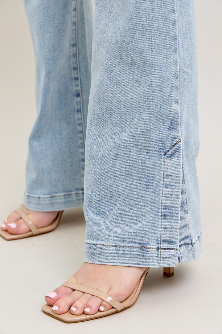 Judy Blue HW Tummy Control Vintage Wash Slim Bootcut