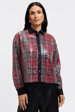 Load image into Gallery viewer, Marina Sequin Plaid Jacket Shirt
