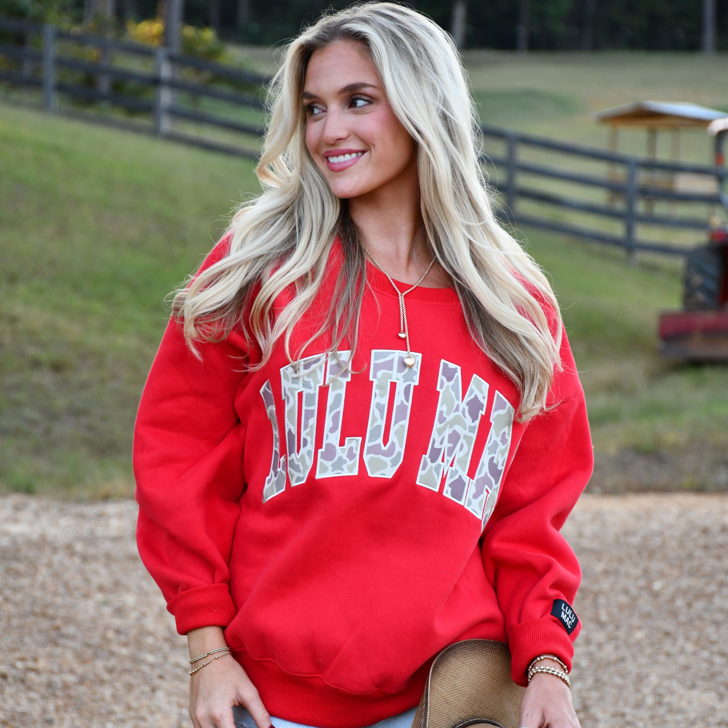 Lulu Mac Long Sleeve Crew Neck Sweatshirt