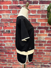 Load image into Gallery viewer, Black &amp; Cream Sporty Chic Skort Set
