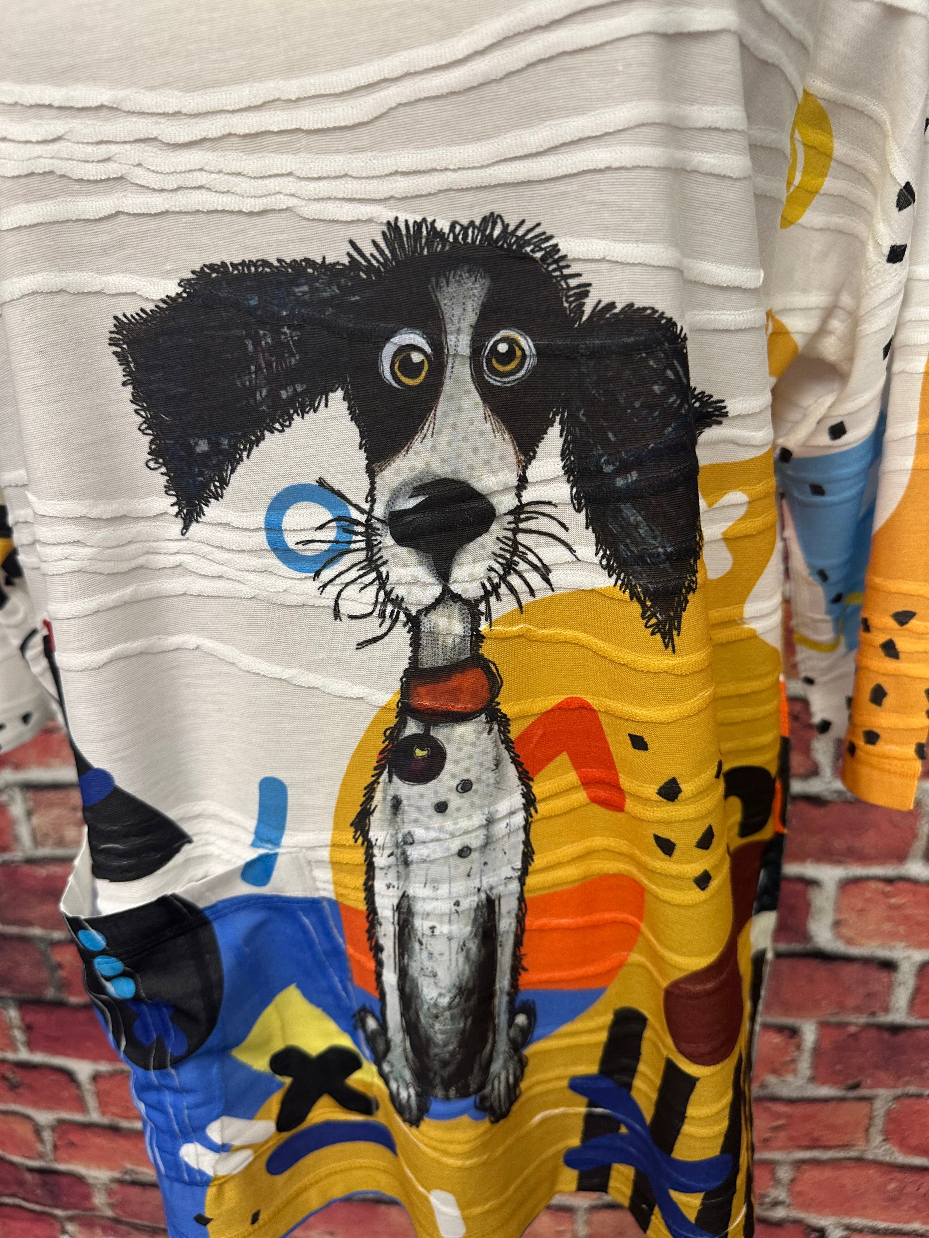 Playful Pup Graphic Pullover