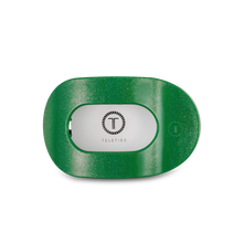 Load image into Gallery viewer, Round Flat Hair Clip | Medium | Shamrock Shimmer
