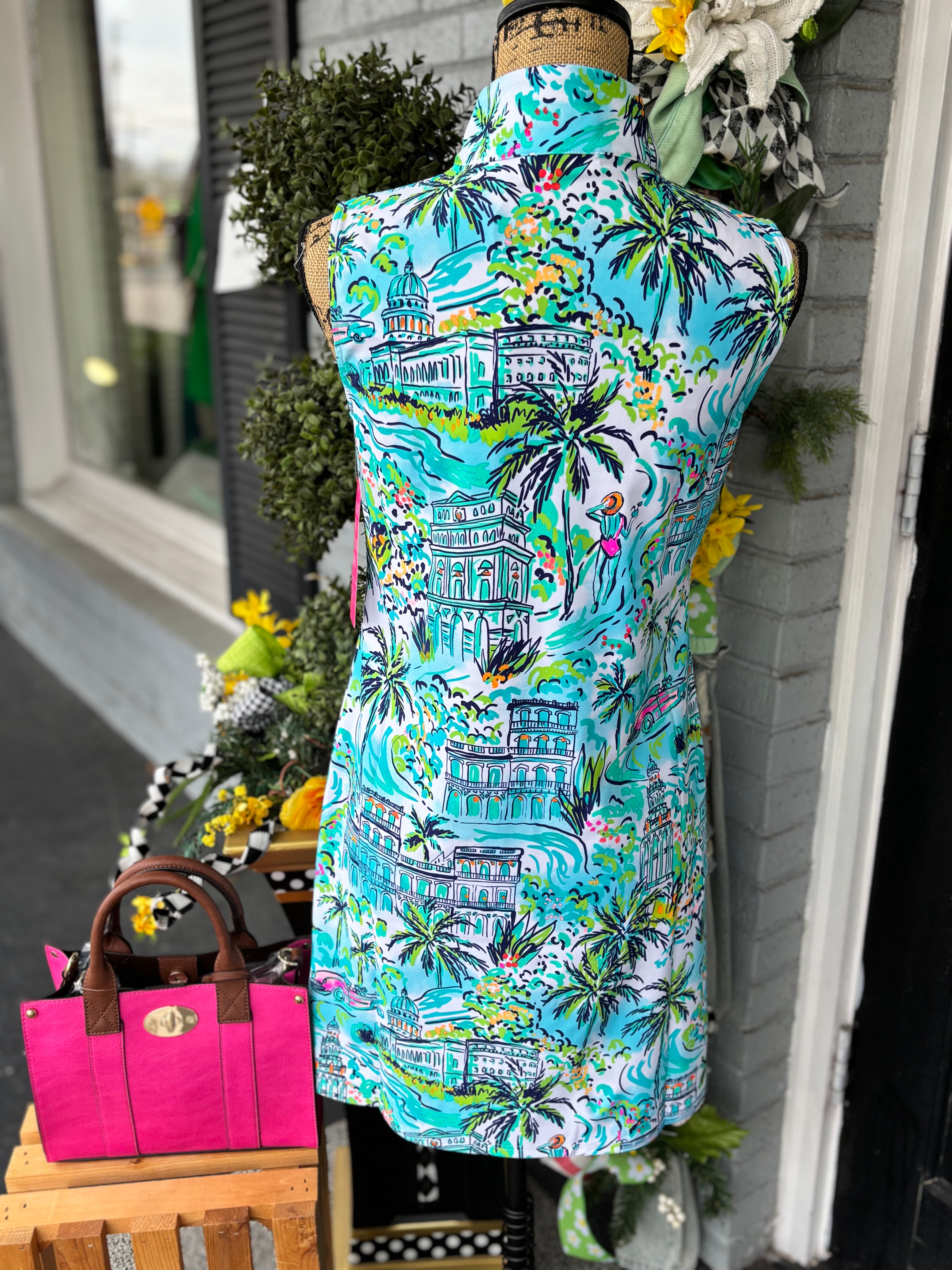 Carla Mock Neck Dress