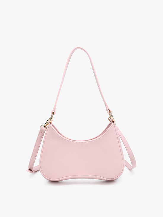 Manila Structured Shoulder Bag w/ Zip Closure