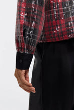 Load image into Gallery viewer, Marina Sequin Plaid Jacket Shirt
