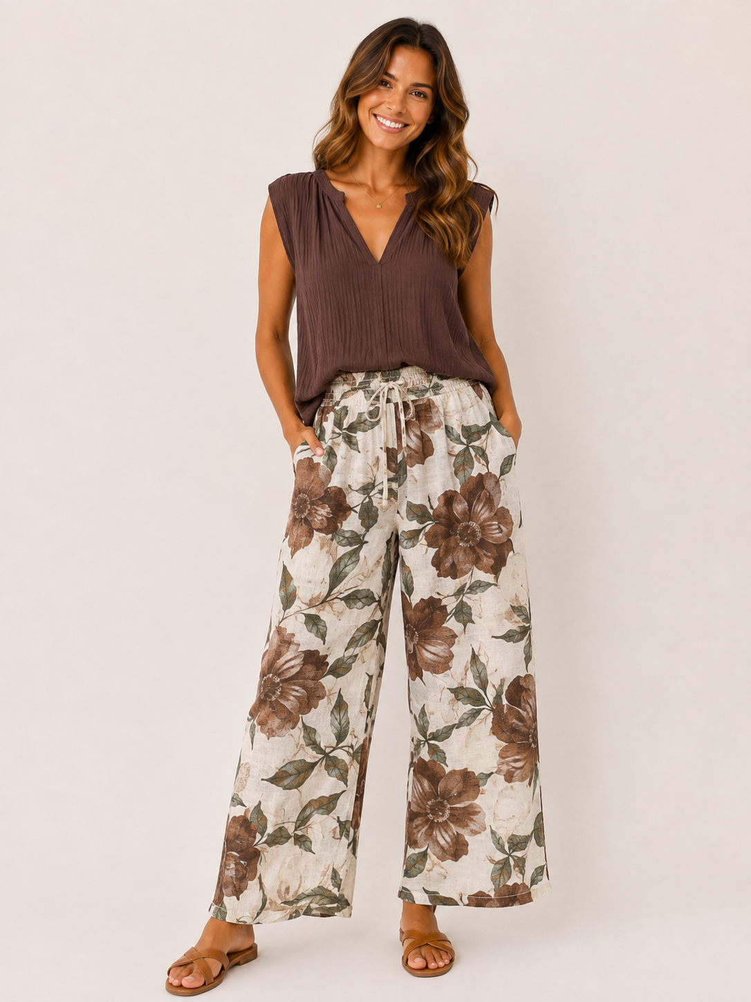Set the Scene Wide Leg Palazzo