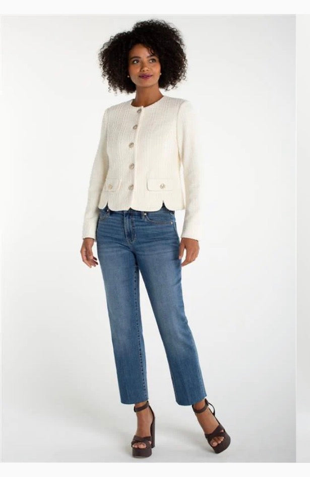 Kennedy Crop Straight With Blind Hem