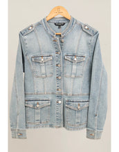 Load image into Gallery viewer, Denim Utility Jacket
