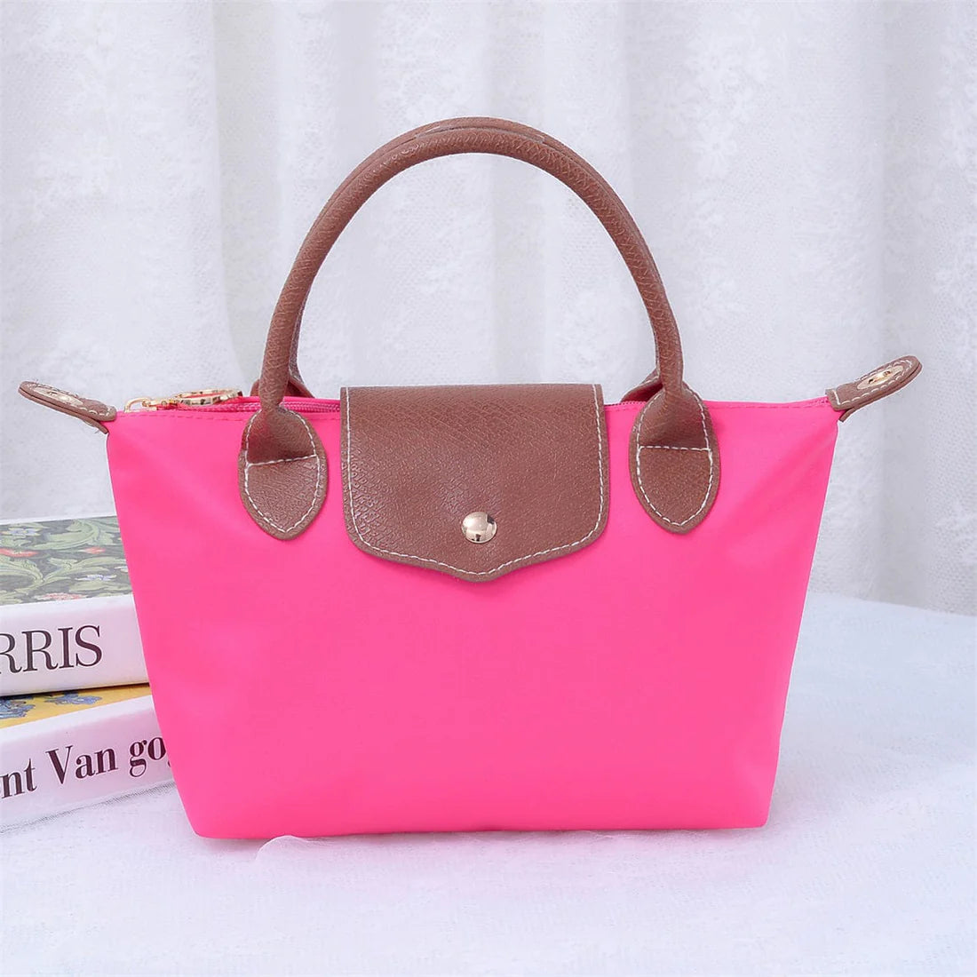Britney Nylon Double Handle Mini Crossbody Bag