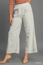 Load image into Gallery viewer, Linen Blend Wide Leg Pant
