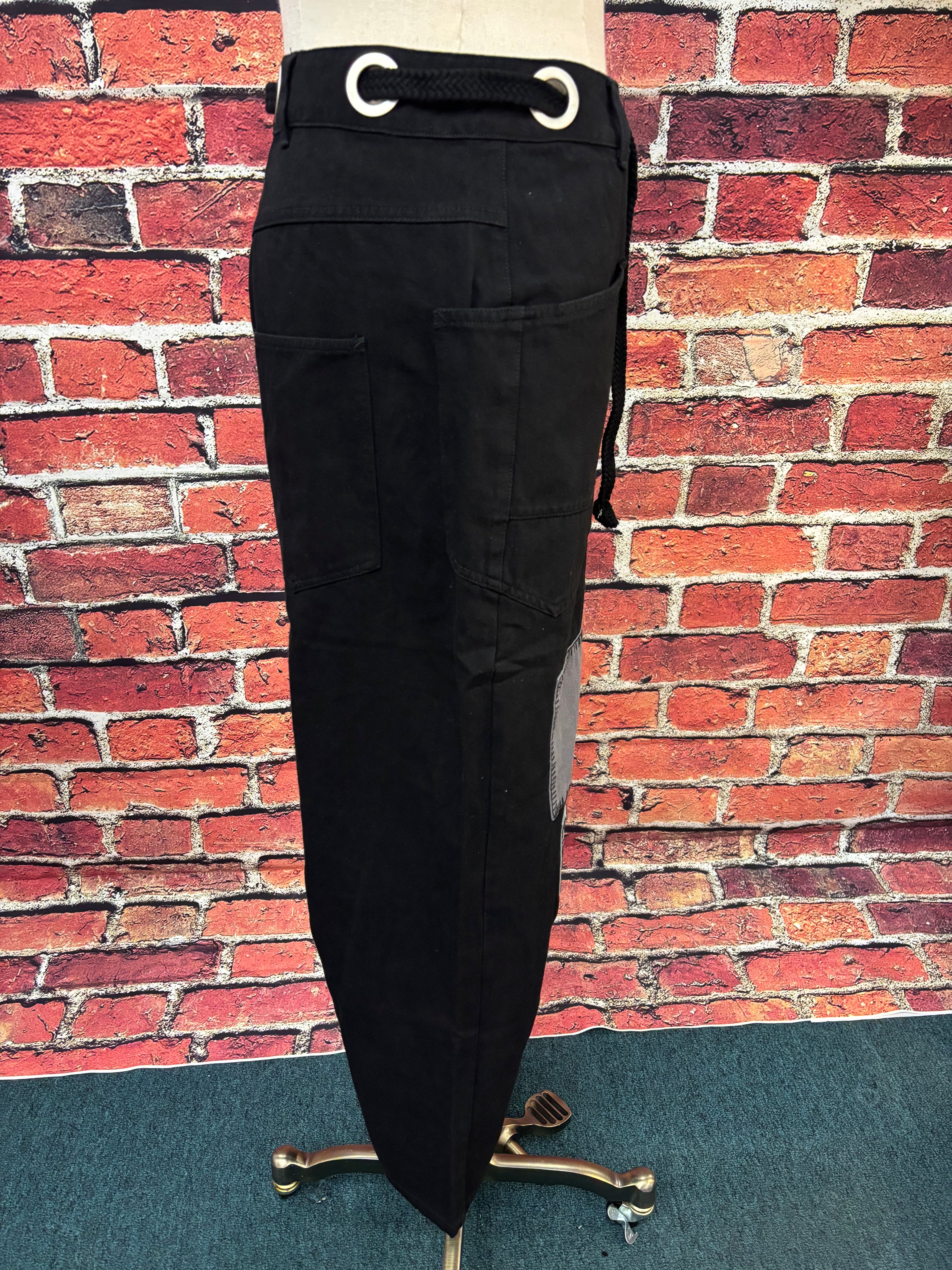 Downtown Patchwork Cotton Pant