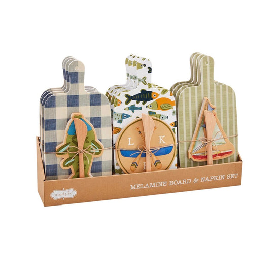Lake Outdoor Board & Napkin Sets