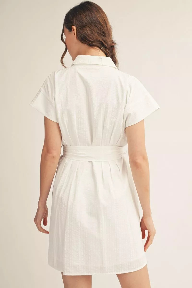 Winter White Dress