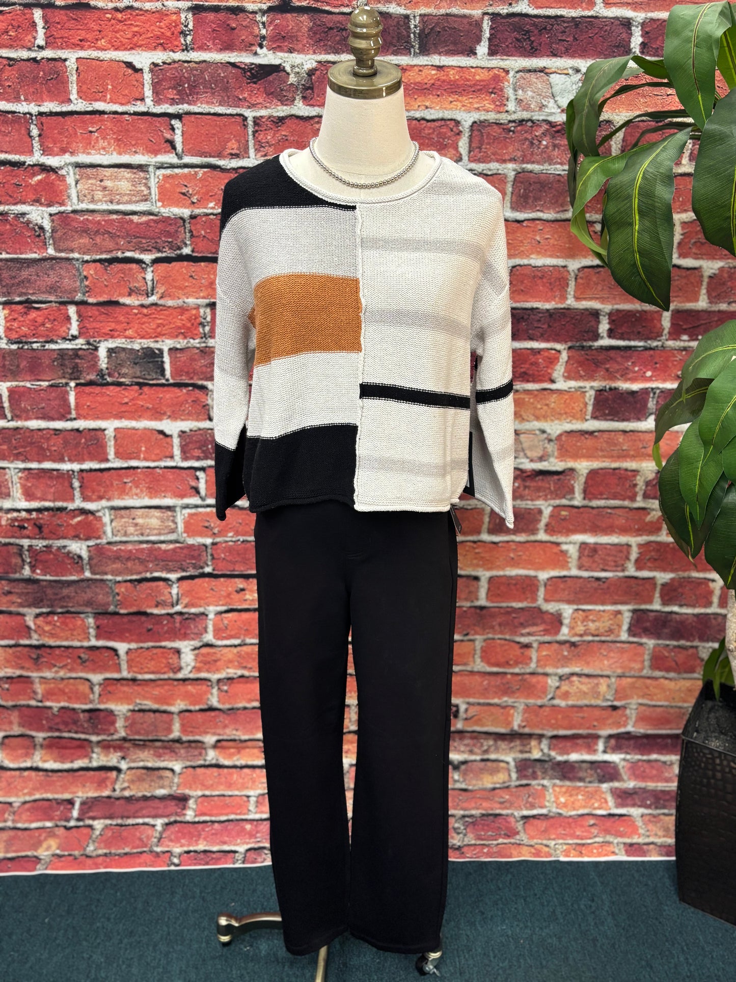 Modern Luxe Silk Blend Colorblock Knit *FINAL SALE*