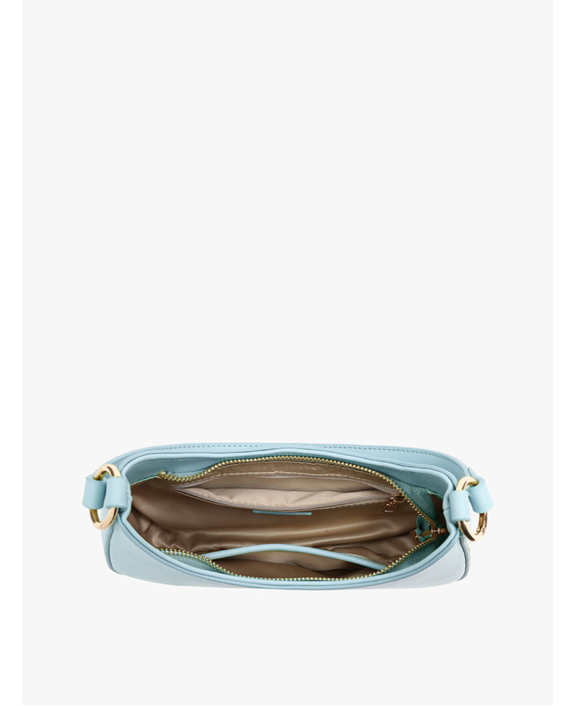 Manila Structured Shoulder Bag w/ Zip Closure
