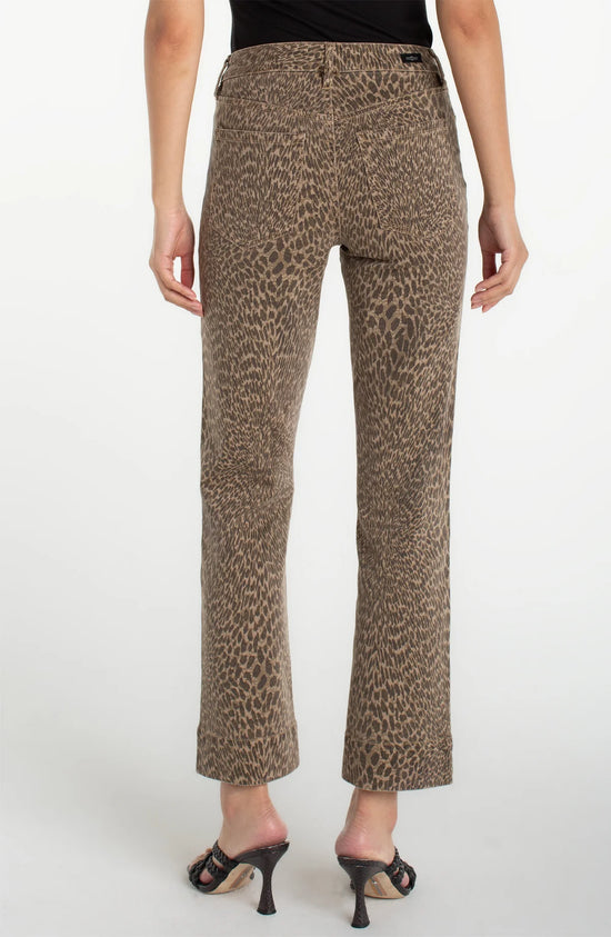 Leopard Stretch Denim Jeans