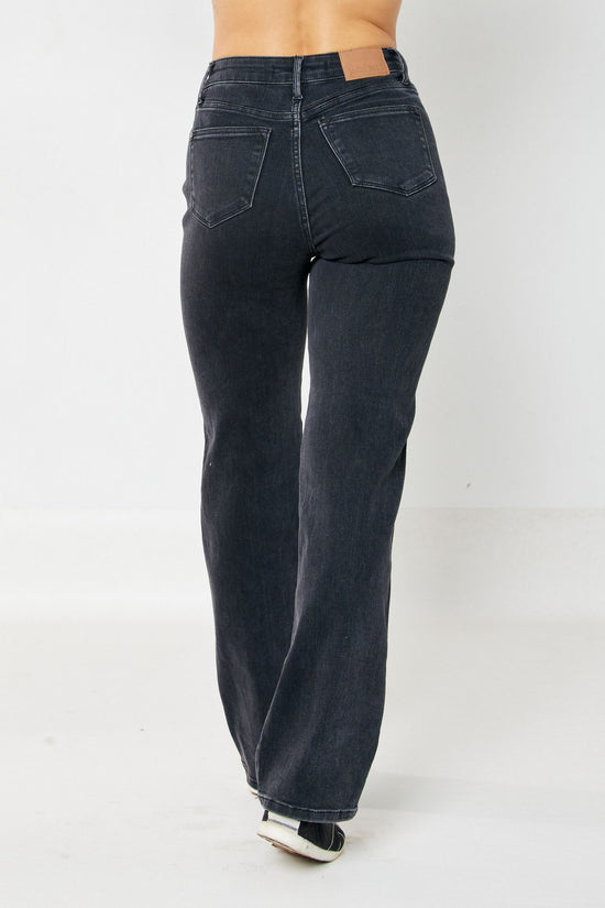 Judy Blue HW Rigid Magic 90'S Knee Destroy Straight