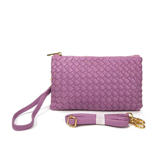 Kathy Woven 3 Compartment Handbag