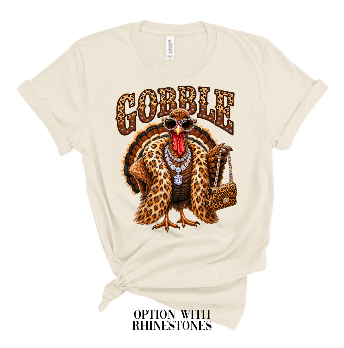 Turkey Glam Rhinestone Tee