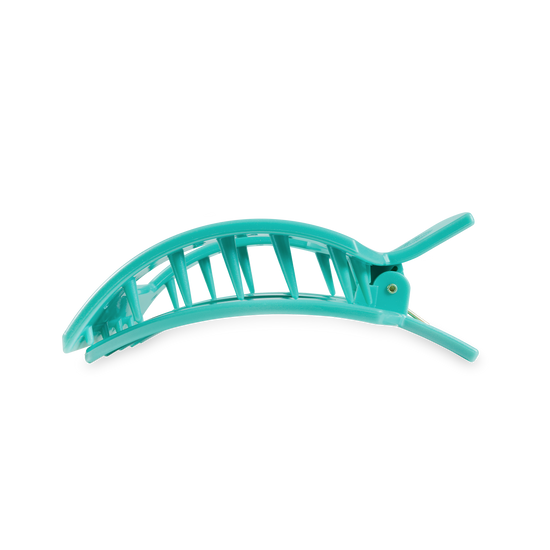 Square Flat Hair Clip | Large | Totally Turquoise