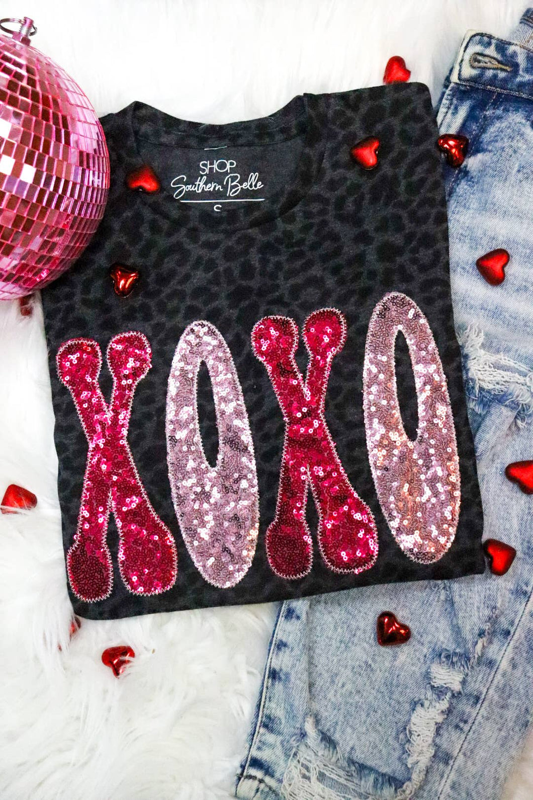 XOXO Valentines Day Short Sleeve Shirt *FINAL SALE*