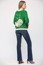 Load image into Gallery viewer, GOLF EMBROIDERED PATCH CARDIGAN
