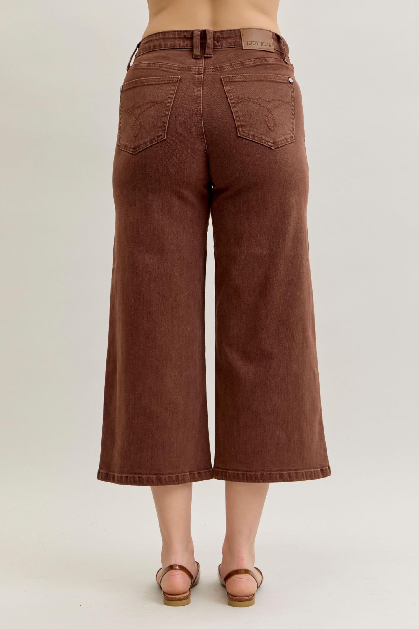 Judy Blue MR Wide Crop Garment Dyed Utility Pkts *FINAL SALE*