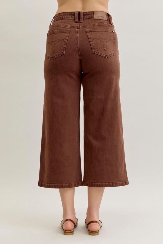 Judy Blue MR Wide Crop Garment Dyed Utility Pkts *FINAL SALE*