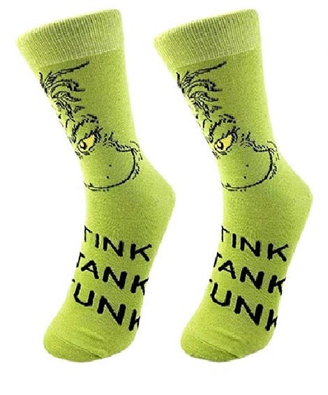 Grinch Socks