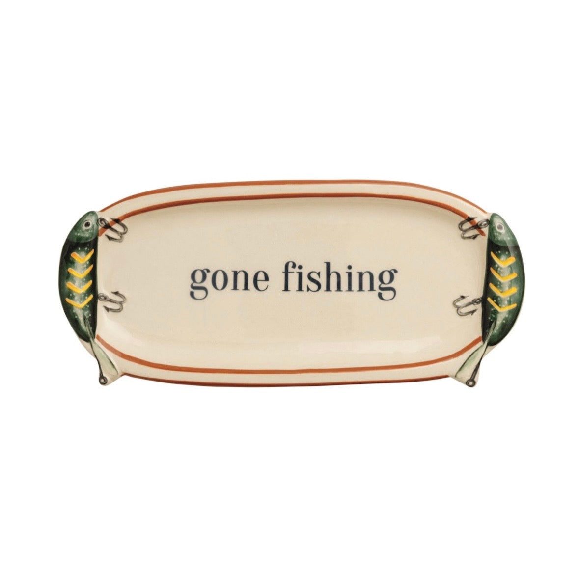 Gone Fishing Sentiment Tray