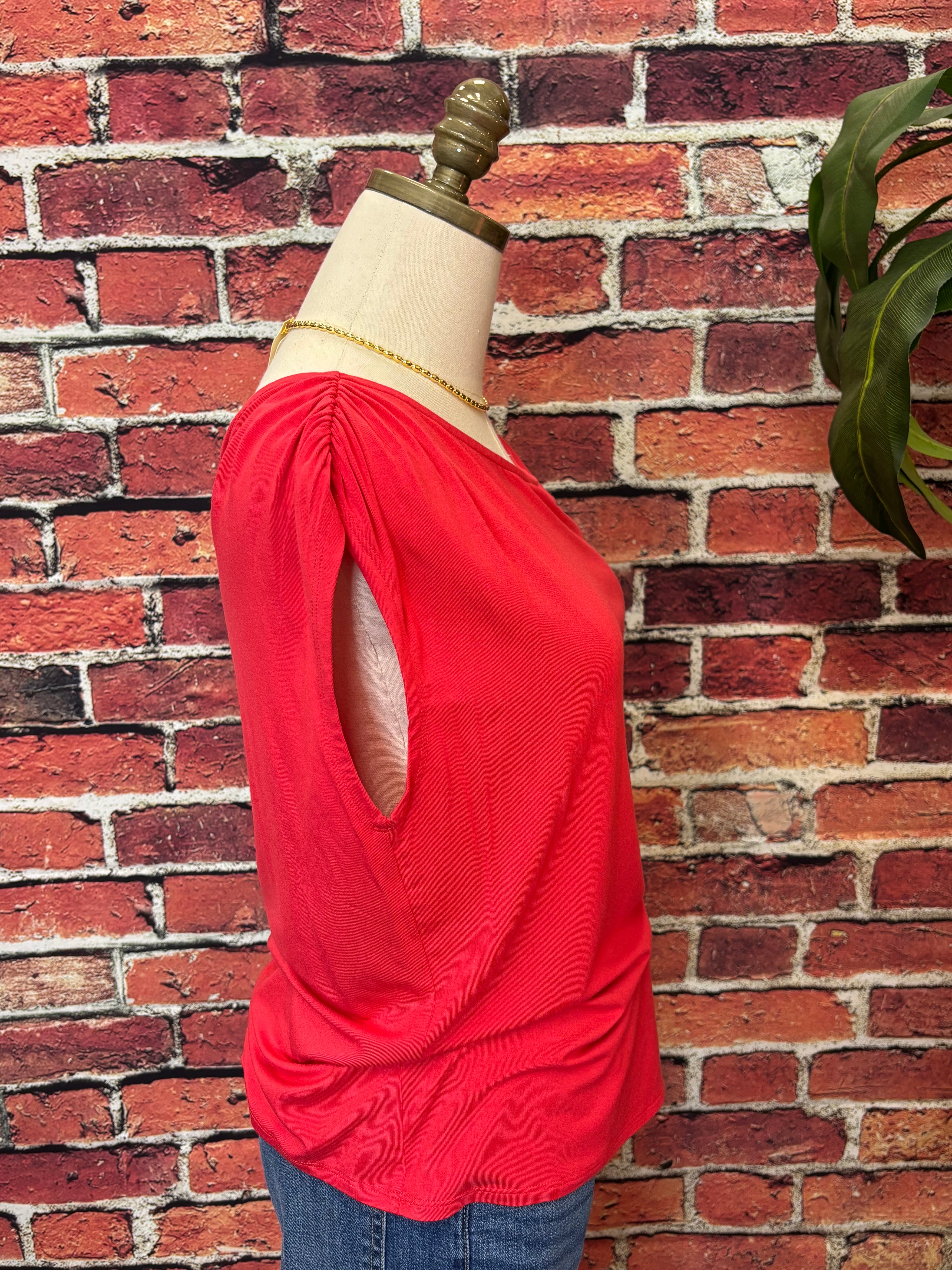 Asymmetrical Off Shoulder Knit Top