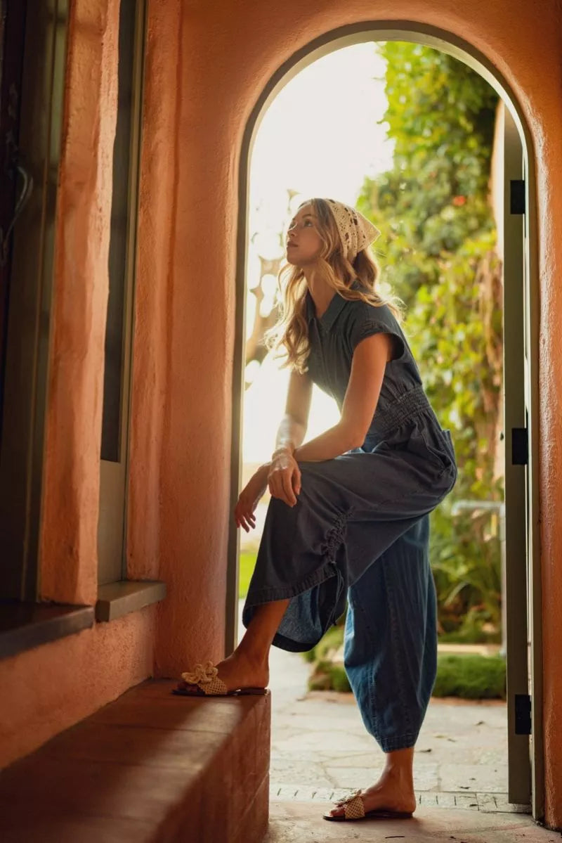 Effortless Charm Chambray Jumpsuit