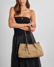 Load image into Gallery viewer, Nova Raffia Small Shoulder Tote

