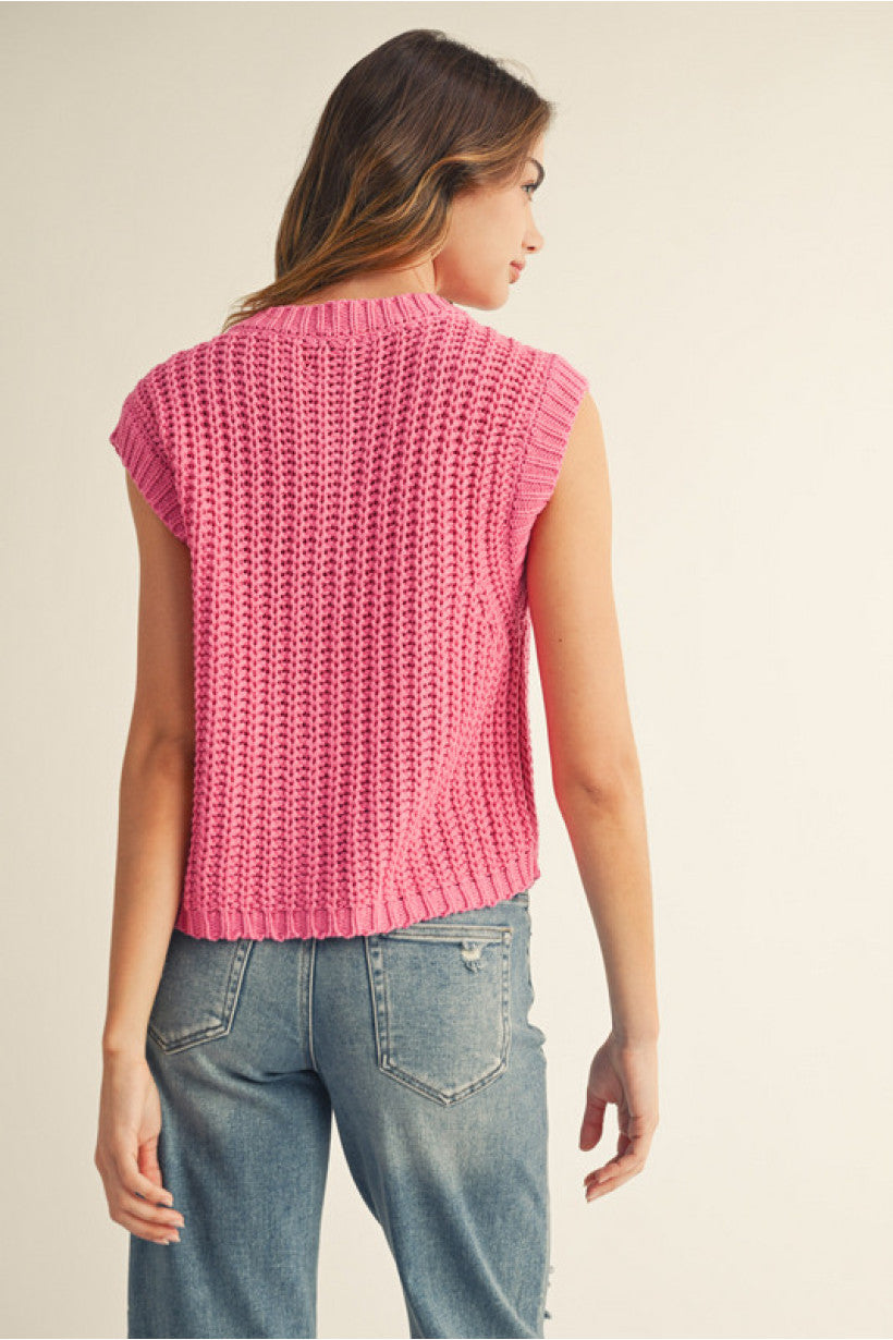 Stepping Into Fall Sweater Vest *FINAL SALE*
