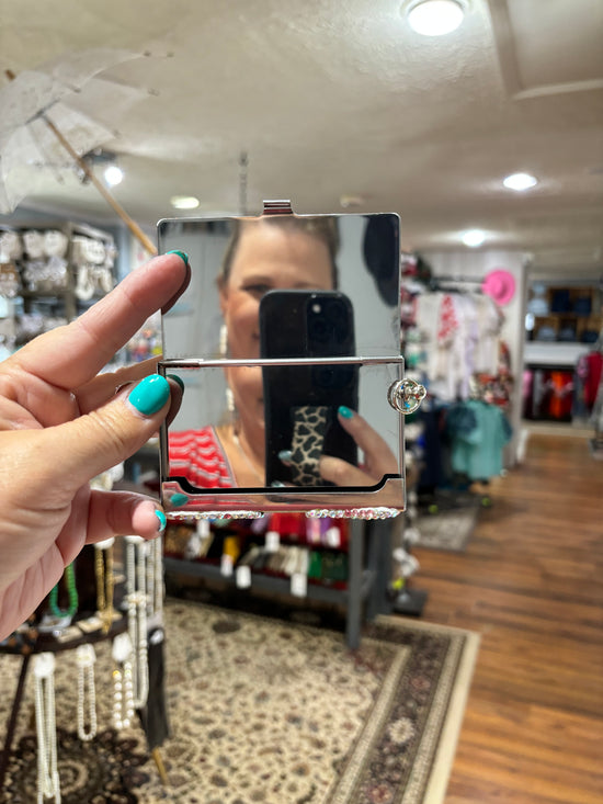 Bling Card Holder w/ Mirror