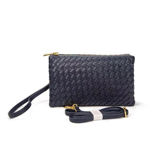Kathy Woven 3 Compartment Handbag