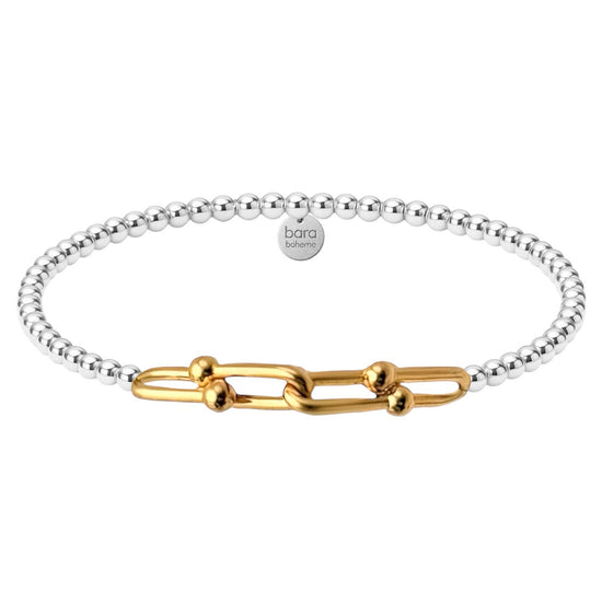 4x Hardware Large | Gold Filled Beaded Bracelet