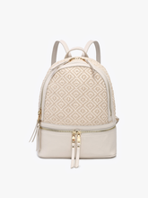 Load image into Gallery viewer, Zahava Woven Diamond Backpack
