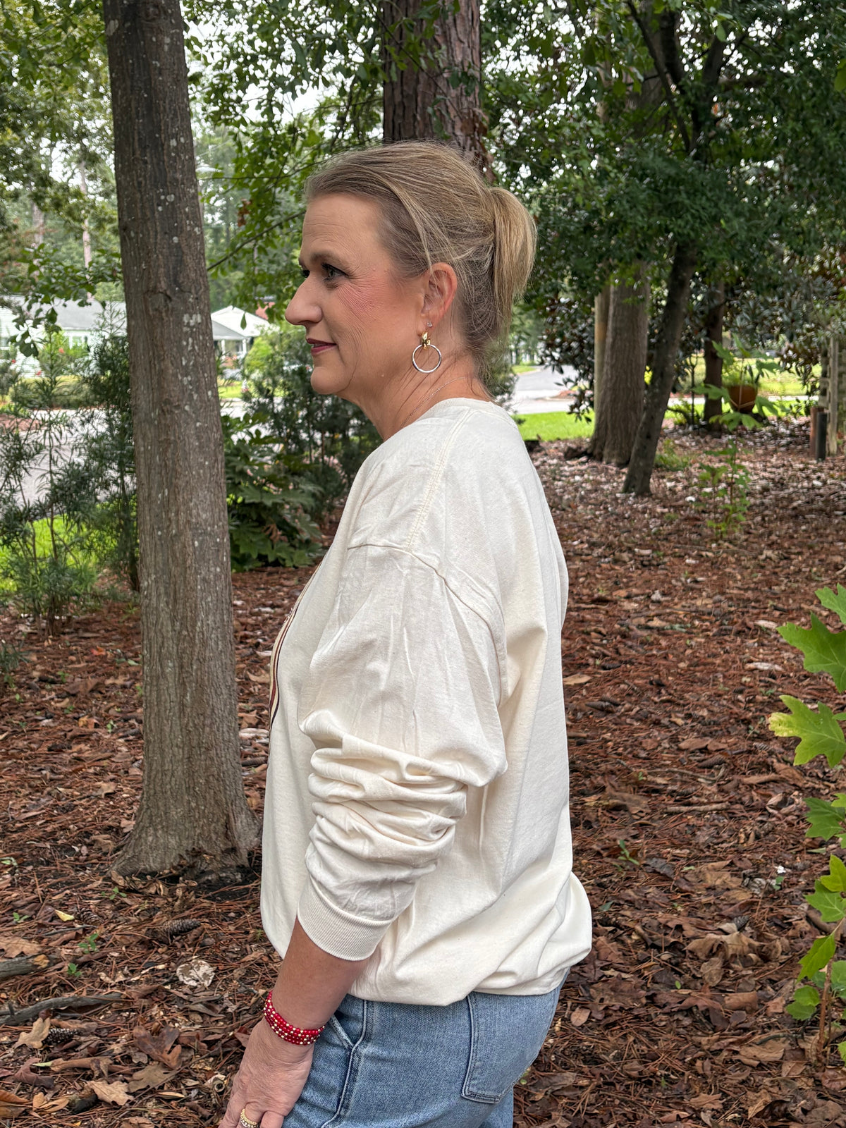 Santa Sparkle Long Sleeve Tee