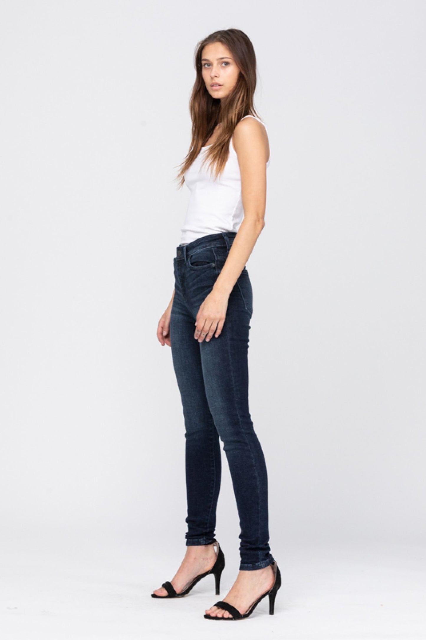 Judy Blue Hi Rise Super Dark Skinny Jean