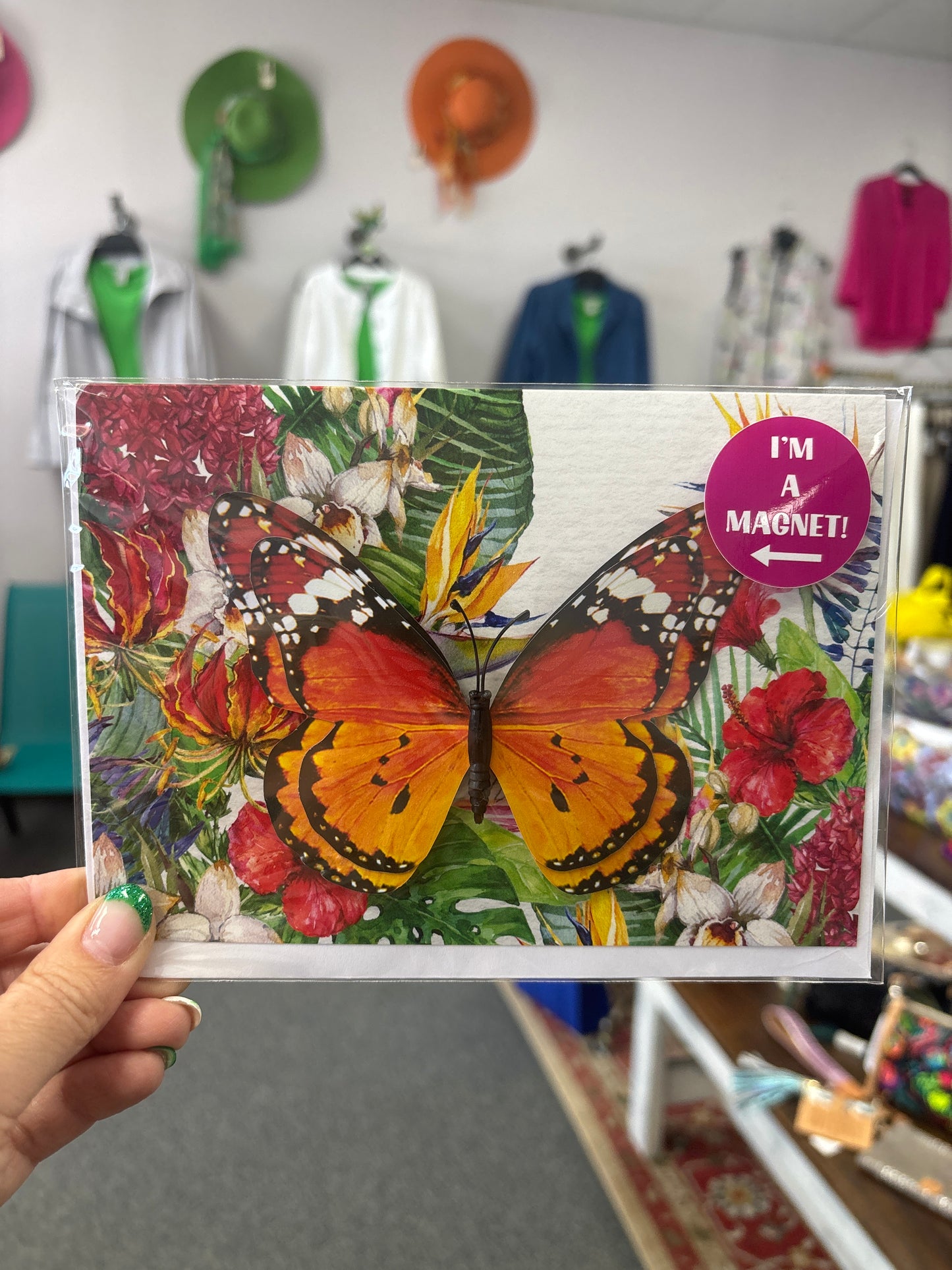 Magnet Butterfly Gift Card