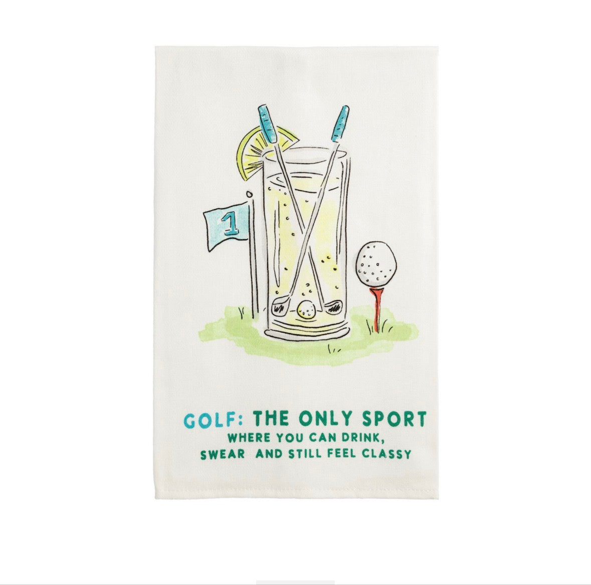 One More Funny Golf Towel