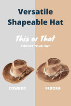 Load image into Gallery viewer, Betsy Vintage Shapeable Hat
