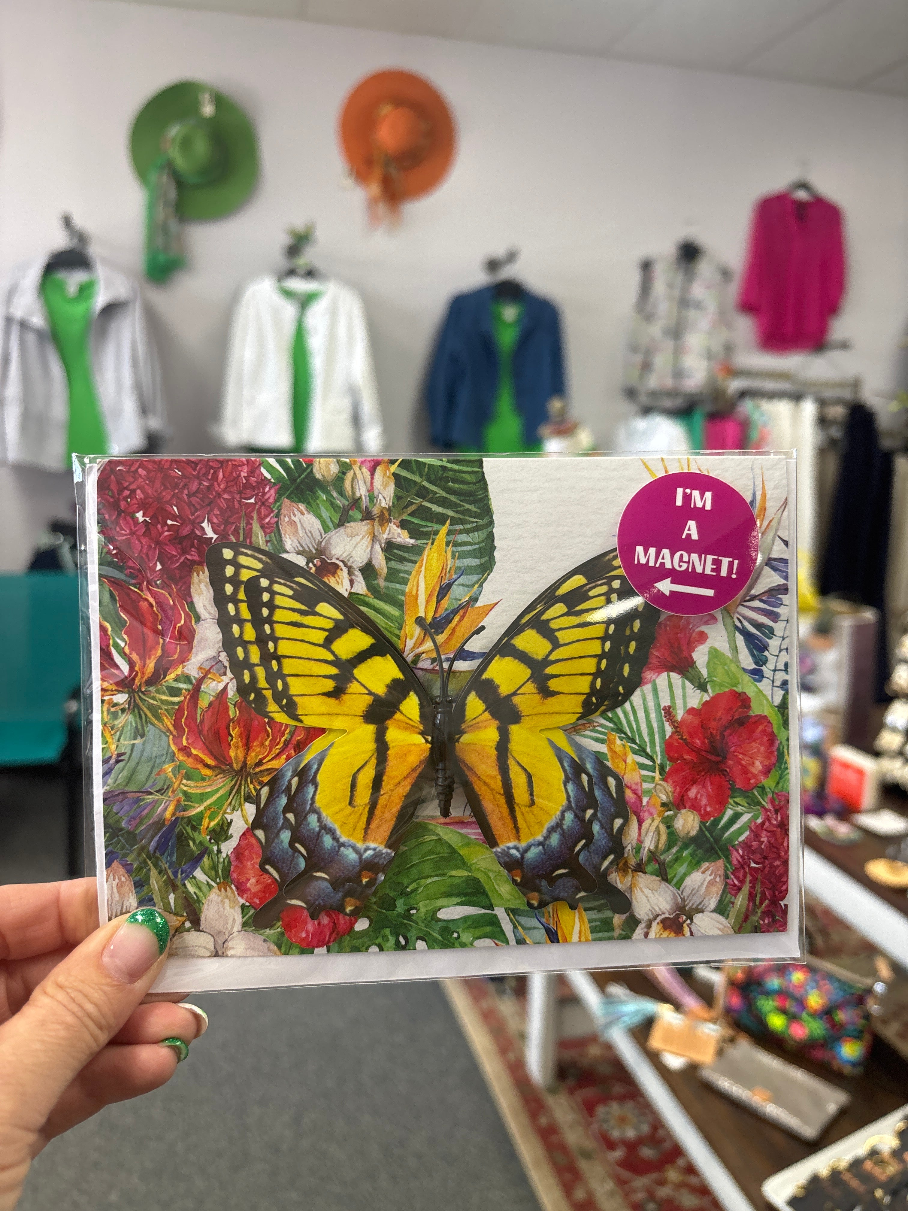 Magnet Butterfly Gift Card